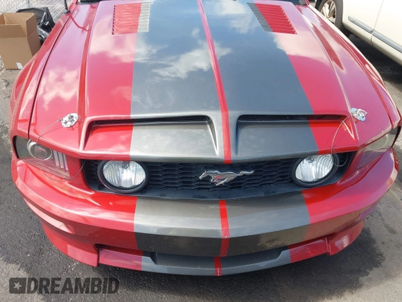 2008 Ford Mustang GT Deluxe z VIN 1ZVHT82H885111628, wystawiony jako IAAI lot #42522595 z przebiegiem 98 043 mil mil oraz . Historia ofert i sprzedaży dostępna na DreamBid. Obrazek 6.