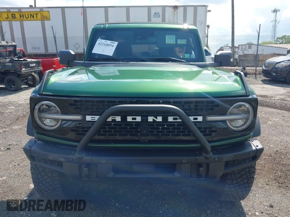 2023 Ford Bronco with VIN 1FMEE5DP0PLB80676, listed as a IAAI auction lot 42210054 with 6,796 mi miles and . Bid and sale history available at DreamBid. Image 11.