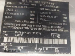 2013 Ford Transit Connect XL with VIN NM0LS6AN2DT135356, listed as a IAAI auction lot 42530258 with 5 mi miles and . Bid and sale history available at DreamBid. Image 9.