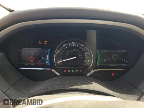 2015 Lincoln MKZ Hybrid with VIN 3LN6L2LU0FR621254, listed as a Copart auction lot 55275185 with 104,021 mi miles and Salvage Title. Bid and sale history available at DreamBid. Image 9.