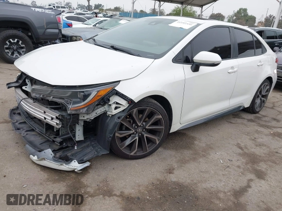 2020 Toyota Corolla XSE with VIN 5YFT4RCE4LP050195, listed as a IAAI auction lot 41895558 with 95,575 mi miles. Bid and sale history available at carsss.com. Image 18.