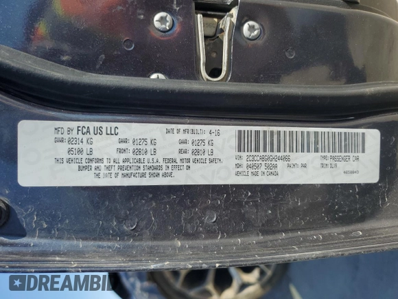 2016 Chrysler 300 S z VIN 2C3CCABG0GH244066, wystawiony jako Copart lot #46618685 z przebiegiem 136 549 mil mil oraz Szkoda całkowita • Salvage title. Historia ofert i sprzedaży dostępna na DreamBid. Obrazek 13.