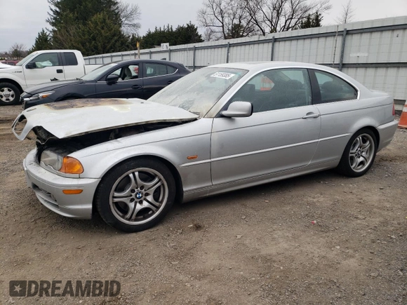 2001 BMW 3 Series 330Ci with VIN WBABN53461JU24684, listed as a Copart auction lot 51159385 with Not Provided miles and Salvage Title. Bid and sale history available at carsss.com. Image 1.