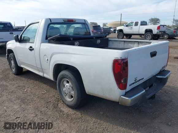 2007 GMC Canyon SL with VIN 1GTCS149178176475, listed as a IAAI auction lot 41803507 with 92,172 mi miles. Bid and sale history available at carsss.com. Image 3.