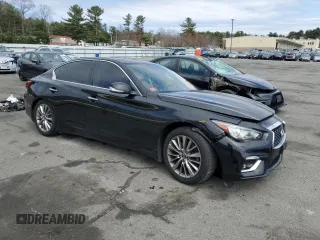 2019 Infiniti Q50 Luxe с VIN JN1EV7AR5KM551925, выставлен на аукционе Copart как лот 54117415 с пробегом 80 177 миль миль и Списание • Salvage title. История ставок и продаж доступна на DreamBid. Изображение 4.