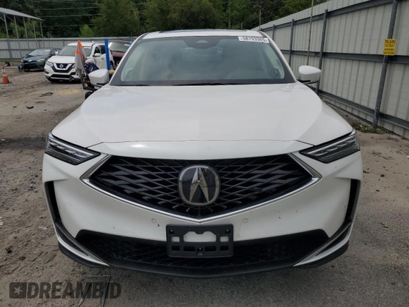 2025 Acura MDX Technology with VIN 5J8YD9H42SL002323, listed as a Copart auction lot 58793985 with 11,133 mi miles and Salvage title. Bid and sale history available at DreamBid. Image 5.