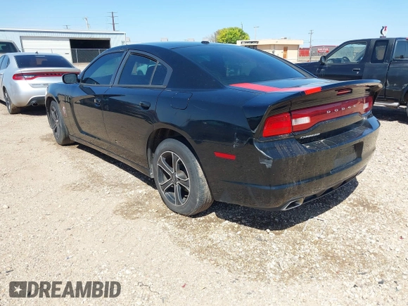 2012 Dodge Charger SE with VIN 2C3CDXBG2CH117670, listed as a IAAI auction lot 41996499 with 233,633 mi miles. Bid and sale history available at carsss.com. Image 3.
