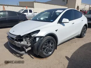 2024 Tesla Model Y with VIN 7SAYGDEDXRA300743, listed as a IAAI auction lot 41690374 with 12,446 mi miles and . Bid and sale history available at DreamBid. Image 23.