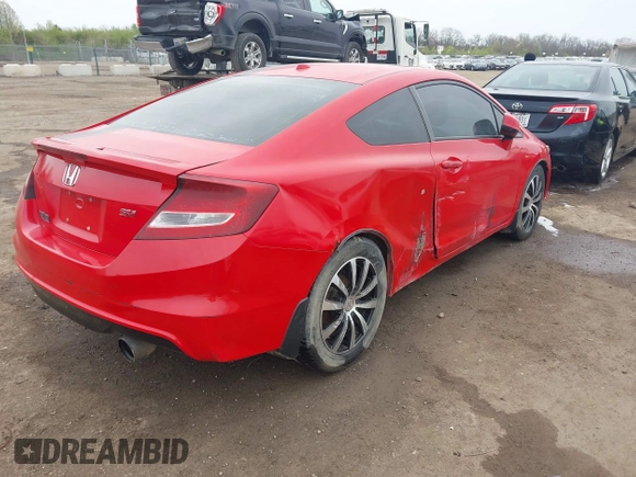 2012 Honda Civic Cpe Si with VIN 2HGFG4A51CH709383, listed as a IAAI auction lot 42005780 with 196,958 mi miles. Bid and sale history available at carsss.com. Image 4.