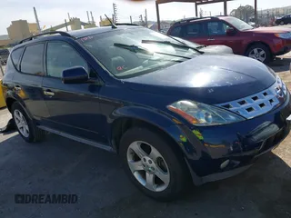 2003 Nissan Murano SL with VIN JN8AZ08W63W208957, listed as a IAAI auction lot 42110265 with 237,531 mi miles and . Bid and sale history available at DreamBid. Image 1.