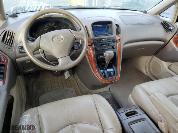 1999 Lexus RX 300 Luxury SUV with VIN JT6HF10UXX0023491, listed as a Copart auction lot 81686024 with 86,097 mi miles and Salvage Title. Bid and sale history available at carsss.com. Image 8.