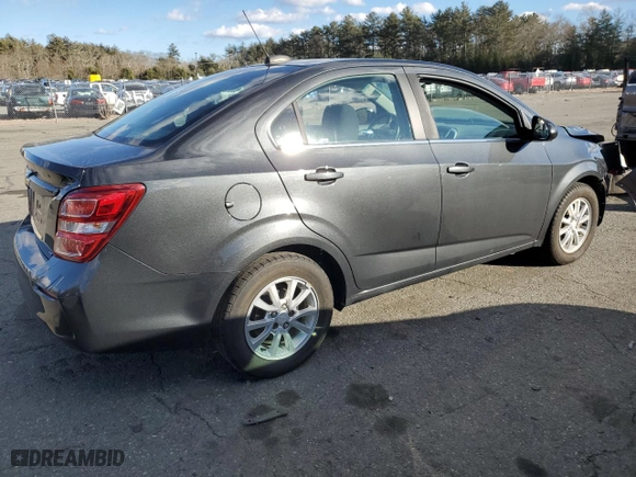 2017 Chevrolet Sonic LT with VIN 1G1JD5SG5H4178046, listed as a Copart auction lot 47219445 with 129,648 mi miles and Salvage Title. Bid and sale history available at carsss.com. Image 3.