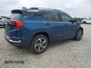 2020 GMC Terrain SLT with VIN 3GKALPEV1LL104405, listed as a Copart auction lot 54745105 with 65,586 mi miles and Salvage title. Bid and sale history available at DreamBid. Image 3.