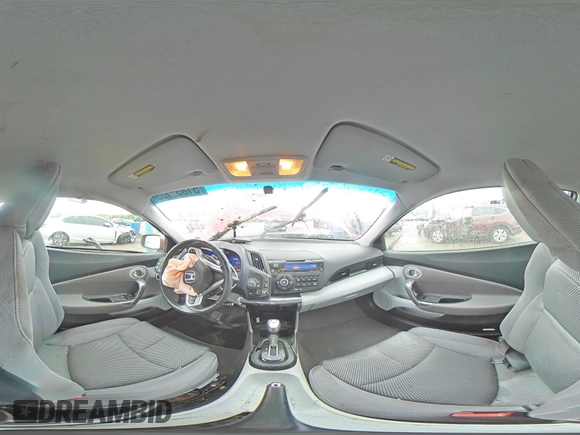 2011 Honda CR-Z EX with VIN JHMZF1D61BS007670, listed as a Copart auction lot 51850135 with 61,862 mi miles and Salvage Title. Bid and sale history available at carsss.com. Image 12.