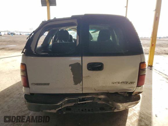 2003 Chevrolet Tahoe LS with VIN 1GNEC13V63R268083, listed as a Copart auction lot 47254585 with 225,816 mi miles and Salvage title. Bid and sale history available at DreamBid. Image 6.