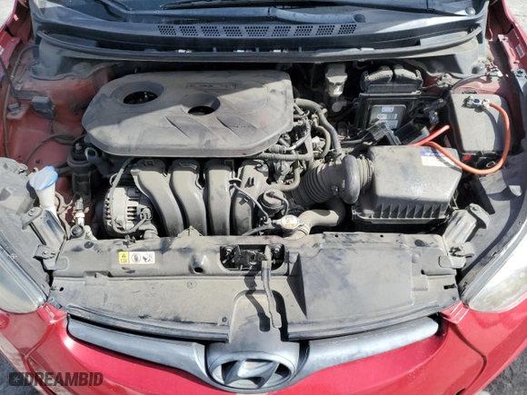 2015 Hyundai Elantra Limited with VIN KMHDH4AE8FU279304, listed as a Copart auction lot 51616825 with 166,073 mi miles and Clean Title. Bid and sale history available at carsss.com. Image 11.
