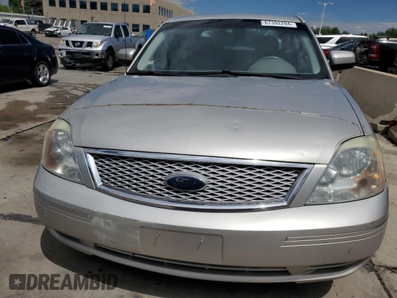 2007 Ford Five Hundred SEL with VIN 1FAHP24167G158153, listed as a Copart auction lot 67392294 with 208,760 mi miles and Salvage Title. Bid and sale history available at carsss.com. Image 5.