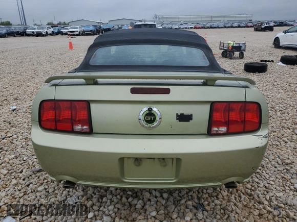 2006 Ford Mustang GT Deluxe with VIN 1ZVFT85HX65162886, listed as a Copart auction lot 50969125 with 159,526 mi miles and Salvage Title. Bid and sale history available at carsss.com. Image 6.