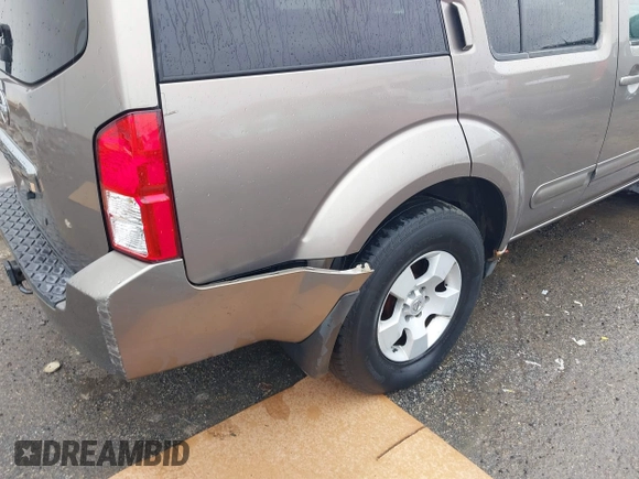 2005 Nissan Pathfinder SE with VIN 5N1AR18WX5C779157, listed as a IAAI auction lot 40363768 with 172,167 mi miles and . Bid and sale history available at DreamBid. Image 6.