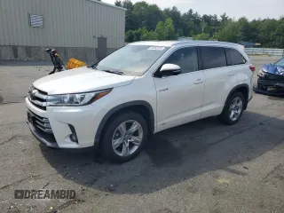 2019 Toyota Highlander Hybrid Limited with VIN 5TDDGRFH0KS078518, listed as a Copart auction lot 60562235 with 132,425 mi miles and Salvage title. Bid and sale history available at DreamBid. Image 1.