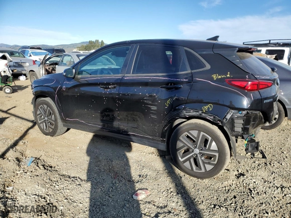 2022 Hyundai Kona Electric Limited with VIN KM8K53AG7NU136273, listed as a Copart auction lot 87870265 with 17,594 mi miles and Salvage Title. Bid and sale history available at carsss.com. Image 2.