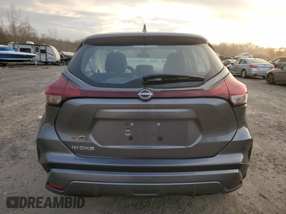 2024 Nissan Kicks S with VIN 3N1CP5BV6RL550465, listed as a Copart auction lot 41500095 with 956 mi miles and Salvage Title. Bid and sale history available at DreamBid. Image 6.