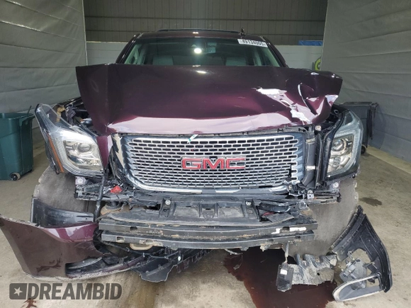 2017 GMC Yukon Denali with VIN 1GKS2CKJ8HR297864, listed as a Copart auction lot 49134005 with 84,179 mi miles and Salvage Title. Bid and sale history available at carsss.com. Image 5.