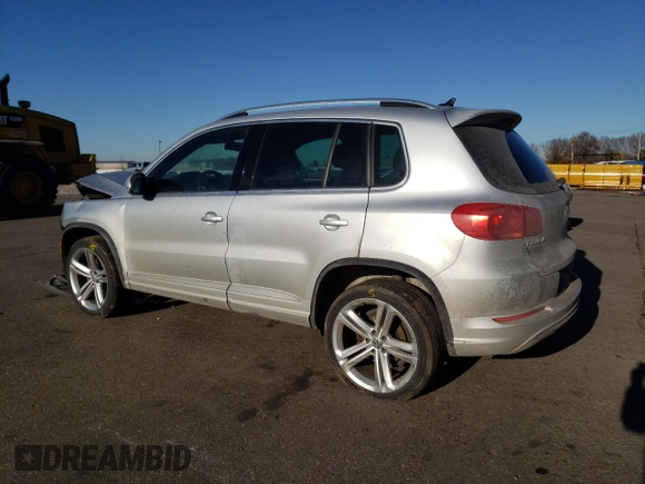 2016 Volkswagen Tiguan R-Line with VIN WVGBV7AX9GW082750, listed as a Copart auction lot 42949505 with 106,243 mi miles and Salvage Title. Bid and sale history available at DreamBid. Image 2.