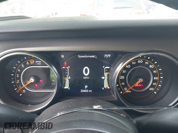 2023 Jeep Gladiator Sport S z VIN 1C6HJTAG4PL544871, wystawiony jako IAAI lot #42382428 z przebiegiem 33 453 mil mil oraz . Historia ofert i sprzedaży dostępna na DreamBid. Obrazek 7.