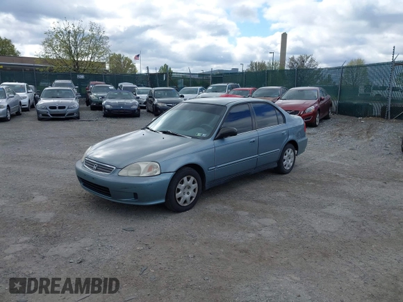 2000 Honda Civic VP with VIN 2HGEJ6614YH547366, listed as a IAAI auction lot 42059413 with 139,669 mi miles. Bid and sale history available at carsss.com. Image 6.