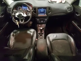 2018 Jeep Compass Trailhawk with VIN 3C4NJDDB3JT234532, listed as a Copart auction lot 55029605 with 99,614 mi miles and Salvage title. Bid and sale history available at DreamBid. Image 8.