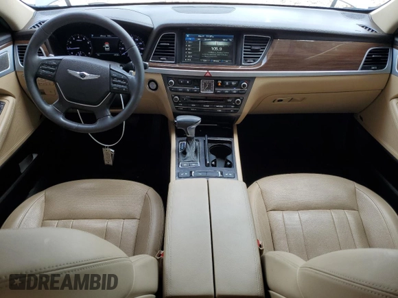 2018 Genesis G80 3.8L z VIN KMHGN4JE3JU285266, wystawiony jako Copart lot #58053355 z przebiegiem 69 335 mil mil oraz Szkoda całkowita • Salvage title. Historia ofert i sprzedaży dostępna na DreamBid. Obrazek 8.