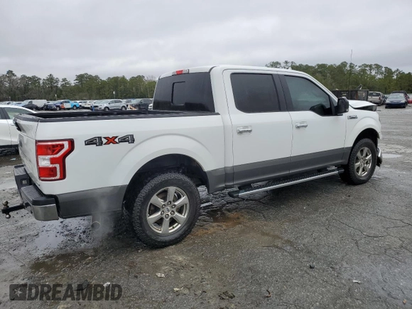 2018 Ford F-150 XL with VIN 1FTEW1EP3JFD25837, listed as a Copart auction lot 48391955 with 120,636 mi miles and Salvage Title. Bid and sale history available at carsss.com. Image 3.