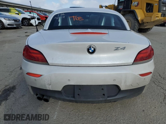 2016 BMW Z4 sDrive28i with VIN WBALL5C59G5A21158, listed as a Copart auction lot 41775225 with 132,603 mi miles and Salvage Title. Bid and sale history available at carsss.com. Image 6.