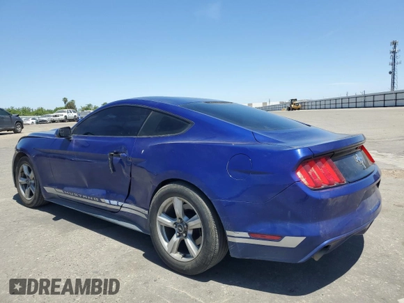 2016 Ford Mustang V6 with VIN 1FA6P8AM0G5336840, listed as a Copart auction lot 57711865 with 98,486 mi miles and Salvage title. Bid and sale history available at DreamBid. Image 2.