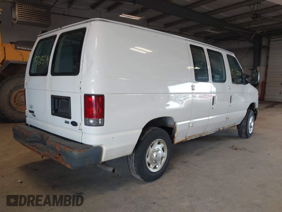 2012 Ford Econoline Cargo Commercial with VIN 1FTNE1EW1CDA97975, listed as a IAAI auction lot 41552574 with 54,665 mi miles and . Bid and sale history available at DreamBid. Image 4.