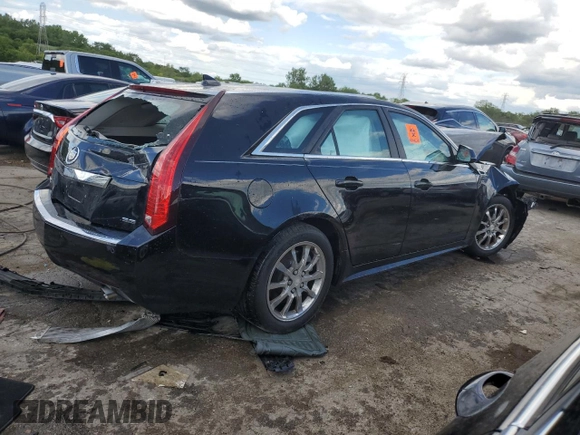 2014 Cadillac CTS with VIN 1G6DH8E3XE0134312, listed as a Copart auction lot 61556874 with 77,194 mi miles and Salvage Title. Bid and sale history available at DreamBid. Image 3.