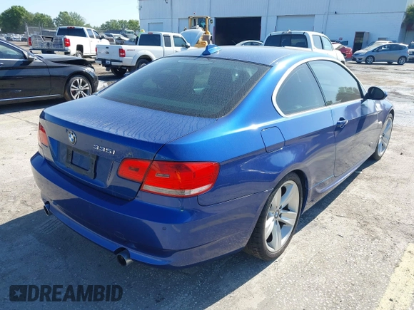 2007 BMW 3 Series 335i with VIN WBAWB73547P036177, listed as a IAAI auction lot 42059589 with 141,931 mi miles and . Bid and sale history available at DreamBid. Image 4.
