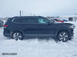 2024 Volkswagen Atlas 2.0T SEL with VIN 1V2BR2CA3RC513283, listed as a IAAI auction lot 41565795 with 6,624 mi miles. Bid and sale history available at carsss.com. Image 14.