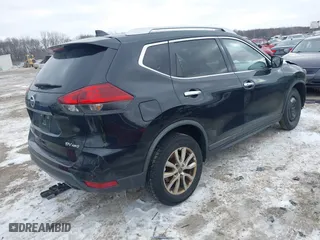 2018 Nissan Rogue S with VIN KNMAT2MV9JP588583, listed as a IAAI auction lot 41624360 with 136,733 mi miles. Bid and sale history available at carsss.com. Image 4.