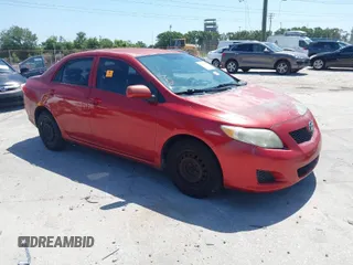 2010 Toyota Corolla with VIN 1NXBU4EE5AZ183815, listed as a IAAI auction lot 42070600 with 190,130 mi miles. Bid and sale history available at carsss.com. Image 1.