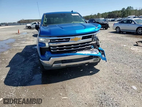 2023 Chevrolet Silverado 1500 LTZ with VIN 1GCUDGE87PZ249074, listed as a Copart auction lot 48901745 with 30,705 mi miles and Salvage Title. Bid and sale history available at DreamBid. Image 10.