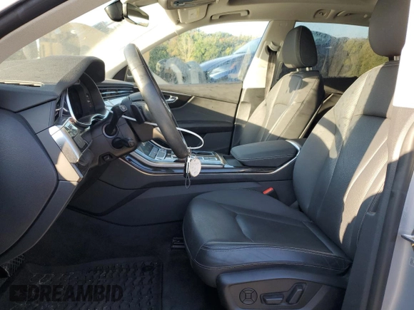 2021 Audi Q8 Premium Plus with VIN WA1BVAF1XMD005456, listed as a Copart auction lot 74460904 with 24,854 mi miles and Salvage Title. Bid and sale history available at carsss.com. Image 7.