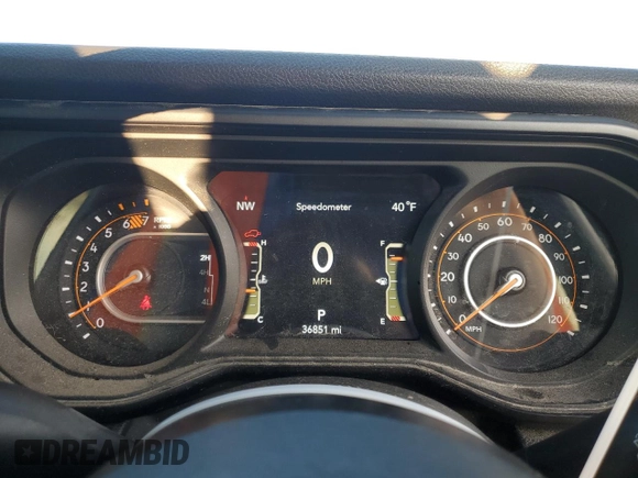 2024 Jeep Wrangler Sport с VIN 1C4PJXKN6RW214949, выставлен на аукционе Copart как лот 83198874 с пробегом 36 851 миль миль и Списание • Salvage title. История ставок и продаж доступна на DreamBid. Изображение 9.
