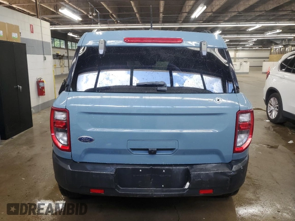 2021 Ford Bronco Sport Big Bend with VIN 3FMCR9B62MRA37691, listed as a Copart auction lot 63043095 with 70,539 mi miles and Clean title. Bid and sale history available at DreamBid. Image 6.