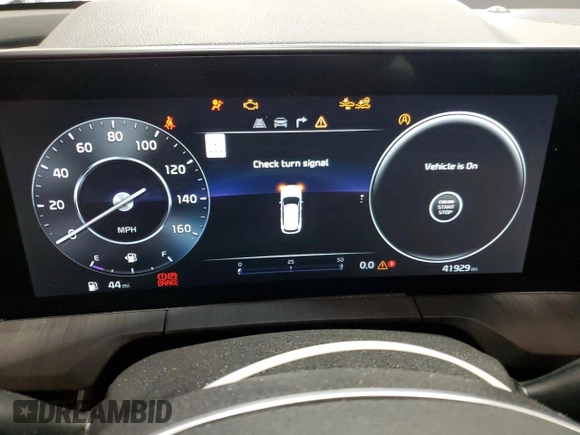2023 Kia Telluride SX Prestige X-Pro with VIN 5XYP5DGC8PG386128, listed as a Copart auction lot 51944255 with 41,929 mi miles and Salvage title. Bid and sale history available at DreamBid. Image 9.
