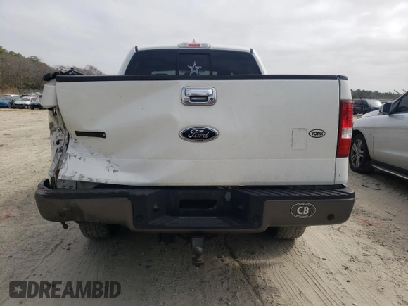 2005 Ford F-150 XLT with VIN 1FTPW14565FA53704, listed as a Copart auction lot 48850845 with 271,318 mi miles and Salvage Title. Bid and sale history available at carsss.com. Image 6.