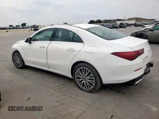 2025 Mercedes-Benz CLA with VIN W1K5J4GB0SN519871, listed as a Copart auction lot 53082975 with 4,414 mi miles and Clean Title. Bid and sale history available at carsss.com. Image 2.