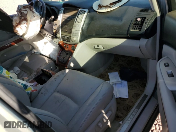 2005 Lexus RX with VIN JTJHA31U850085404, listed as a Copart auction lot 74965434 with 127,501 mi miles and Salvage Title. Bid and sale history available at DreamBid. Image 8.