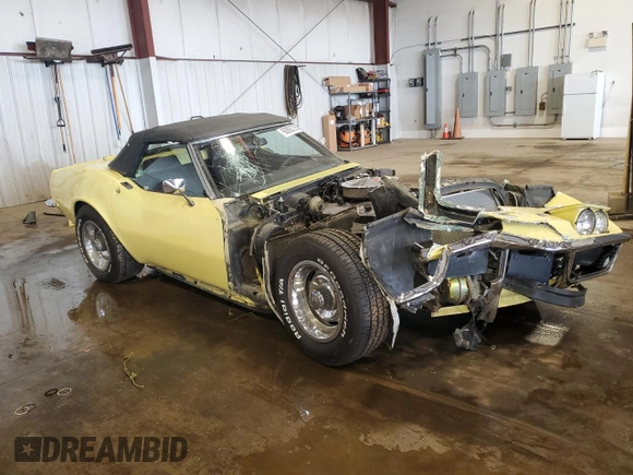 1968 Chevrolet Corvette с VIN 194678S402455, выставлен на аукционе Copart как лот 60892755 с пробегом 70 881 миль миль и Списание • Salvage title. История ставок и продаж доступна на DreamBid. Изображение 4.
